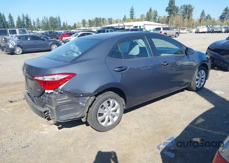 2014 Toyota Corolla Le z USA, uszkodzony, nr VIN 5YFBURHE9EP173269